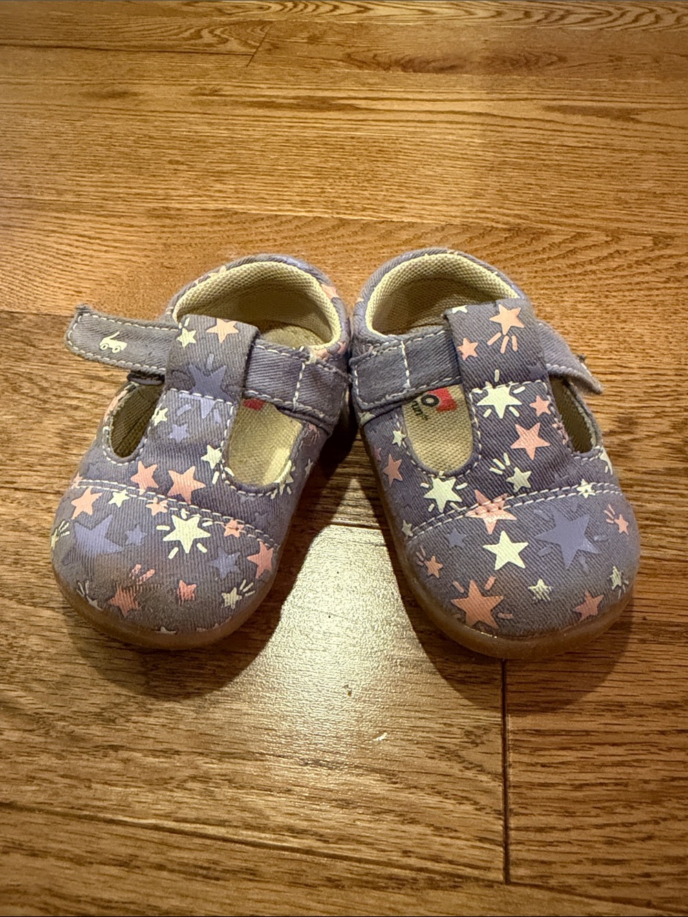 See Kai Run Lavender Star Hook-and-Loop Mary Janes